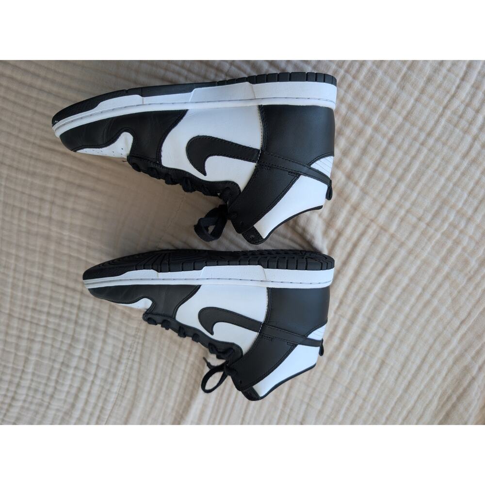 Nike Dunk High Black/White Colorblock High Top Panda DD1869-103 W 9.5/M 8 - Picture 8 of 14